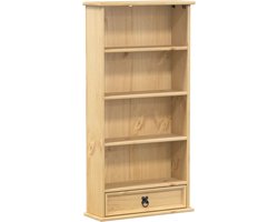 vidaXL - Cd-kast - Corona - 52x17,5x103 - cm - massief - grenenhout