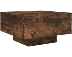 vidaXL Coffee table 55x55x31cm wood smoked oak, side table, living room table, center table, sofa table, accent table