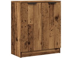 vidaXL Commode - Dressoir - Dressoir 60x30x70 cm bewerkt hout oud houtkleurig - Houten Meubel - Vintage Stijl - Opslagoplossing