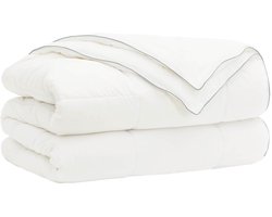 vidaXL - Dekbed - 155x220 - cm - 4 - seizoenen - 200+300 - GSM - Australische - Wol - Wit