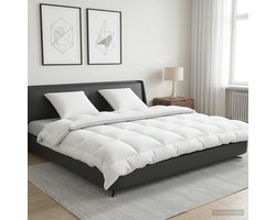 vidaXL - Dekbed - en - Kussen - Set - 3 - st - 200x240 - cm - 4 - seizoenen - 220 - GSM - Wol