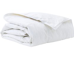 vidaXL - Dekbed - Wit - 140 - x - 220 - cm - Veer