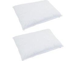 vidaXL - Deken - Set - met - kussen - 3 - pcs - Wit - Donsveer