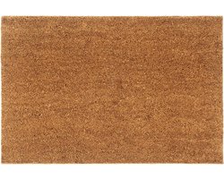 vidaXL - Deurmat - 60x90 - cm - getufte - kokosvezel - naturel