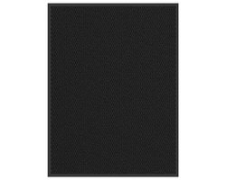 vidaXL - Deurmat - 90x120 - cm - zwart
