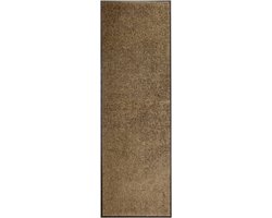 vidaXL - Deurmat - wasbaar - 60x180 - cm - bruin