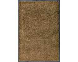 vidaXL - Deurmat - wasbaar - 60x90 - cm - bruin