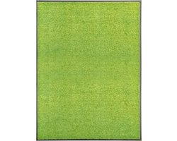 vidaXL - Deurmat - wasbaar - 90x120 - cm - groen