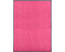 vidaXL - Deurmat - wasbaar - 90x120 - cm - roze