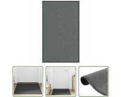 vidaXL Deurmatten - Vloermatten - Deurmat 90x150 cm antracietkleurig - Antraciet Kleur - Anti Slip - Pvc