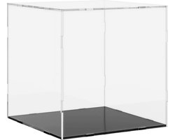 vidaXL - Displaybox - transparant - 30x30x30 - cm - acryl