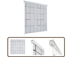 vidaXL Douche Rolgordijn 80x240 cm Vierkant Douchegordijn - Rolgordijn - Badkamerspiegel - Badkameraccessoires - Douche Accessoires