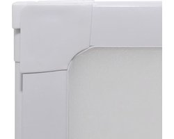 vidaXL Douchecabine - Douchecabines - Badscherm - Badschermen - Badscherm 3 panelen vouwbaar 141 x 132 cm