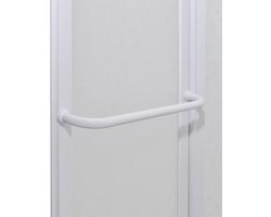 vidaXL Douchecabine - Douchecabines - Badscherm - Badschermen - Douche en badscherm 140 x 168 cm 7 panelen met handdoekrek