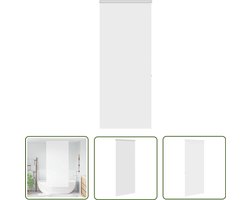 vidaXL Douchecabine - Douchegordijn - Doucherolgordijn met cassette 100x240 cm stofbreedte 96 cm - Badkamerroulgordijn - Pvc Gordijn - P Eva Gordijn