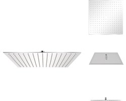 vidaXL Douchekop - Douchekoppen - Douche Kop - Regendouchekop - Regendouche roestvrij staal vierkant 40x40 cm