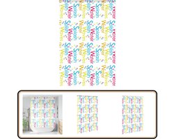 vidaXL Doucherolgordijn - 160x240 cm - PEVA - Aluminium Douchecabine Gordijn - Douchegordijn Cassette - Badkamerrolgording - Ruimtebesparende Oplossing - Waterdicht Douchegordijn