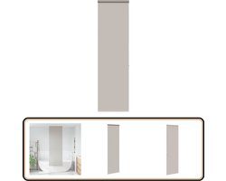 vidaXL Doucherolgordijn - 80x240 cm - Aluminium Rail Douchegordijn - Douchecabine - Badkamerroulgordijn - Rolgordijn - Waterslotend Gordijn