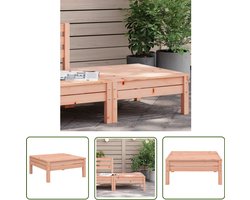 vidaXL Douglashout - Tuinvoetenbank - Tuinvoetenbank massief douglashout - Buitendecoratie - Lounge Set - Tuinstoel