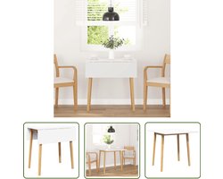 vidaXL Draaibare Sleutel - Dynamische Sleutel - Eettafel massief hout naturel rubber - Gereedschapset - Mechanica Tools - Torque Wrench