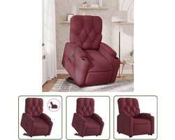 vidaXL Drapers Tools - Dynammometer Sleutel - Sta-op-stoel elektrisch verstelbaar stof wijnrood - Gereedschap - Klikmechanisme - Torque Wrench