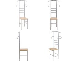 vidaXL Dressboys 2 st metaal - Valet - Valet - Valet Kruk - Valet Stoel