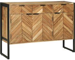vidaXL - Dressoir - 100 - x - 30 - x - 75 - cm - Massief - acaciahout