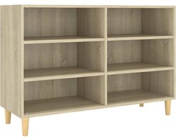 vidaXL - Dressoir - 103,5x35x70 - cm - bewerkt - hout - sonoma - eikenkleurig