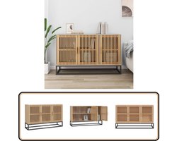 vidaXL - Dressoir - 105x30x65 - cm - bewerkt - hout