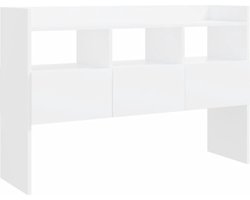 vidaXL - Dressoir - 105x30x70 - cm - bewerkt - hout - wit