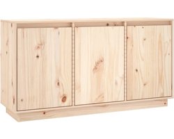 vidaXL - Dressoir - 111x34x60 - cm - massief - grenenhout