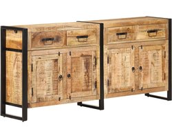 vidaXL - Dressoir - 172x35x80 - cm - massief - mangohout