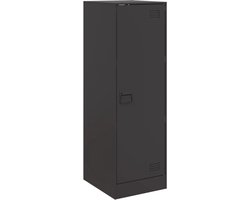 vidaXL Dressoir 34,5x39x107 cm staal zwart