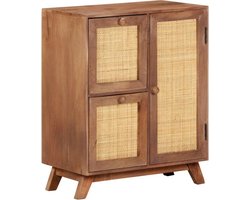 vidaXL - Dressoir - 60x35x75 - cm - massief - mangohout