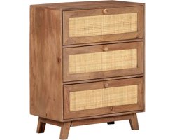 vidaXL - Dressoir - 61x35x76 - cm - massief - mangohout