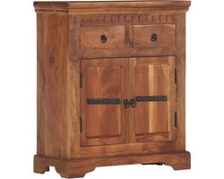 vidaXL - Dressoir - 63x30x75 - cm - massief - acaciahout
