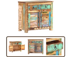 vidaXL Dressoir 70x35x65 cm massief gerecycled hout
