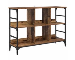 vidaXL - Dressoir - Bruin - 102 - x - 32 - x - 73.5 - cm - Bewerkt - hout