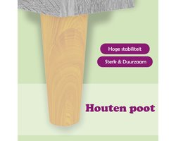 vidaXL Dressoir - Dressoirs - Kast - Wandkast - Dressoir 69,5x34x90 cm bewerkt hout grijs sonoma eikenkleurig