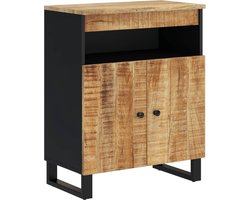 vidaXL - Dressoir - met - 2 - deuren - 60x33x75 - cm - massief - mangohout