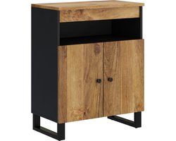 vidaXL - Dressoir - met - 2 - deuren - 60x33x75 - cm - massief - mangohout