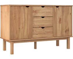 vidaXL - Dressoir - OTTA - 113,5x43x73 - cm - massief - grenenhout