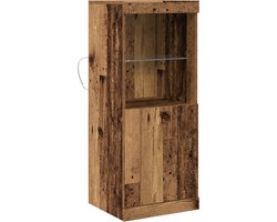 vidaXL - Dressoir - Oud - hout - 41 - x - 37 - x - 100 - cm - Bewerkt - hout
