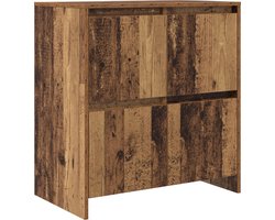 vidaXL - Dressoir - Oudhout - 70 - x - 41 - x - 75 - cm - Bewerkt - hout