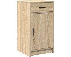 vidaXL - Dressoir - Sonoma - Eik - 40 - x - 40,5 - x - 75 - cm - Bewerkt - hout