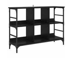 vidaXL - Dressoir - Zwart - Eiken - 102 - x - 32 - x - 73,5 - cm