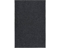 vidaXL - Droogloopmat - 100x150 - cm - antracietkleurig