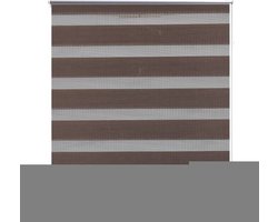 vidaXL - Duo - Rolgordijn - 90x150cm - Koffiebruin