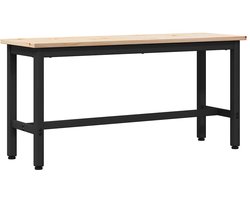 vidaXL - Eetbank - Naturel - 100 - x - 32,5 - x - 49 - cm - Massief - grenenhout