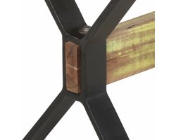 vidaXL - Eettafel - 140x70x76 - cm - massief - gerecycled - hout
